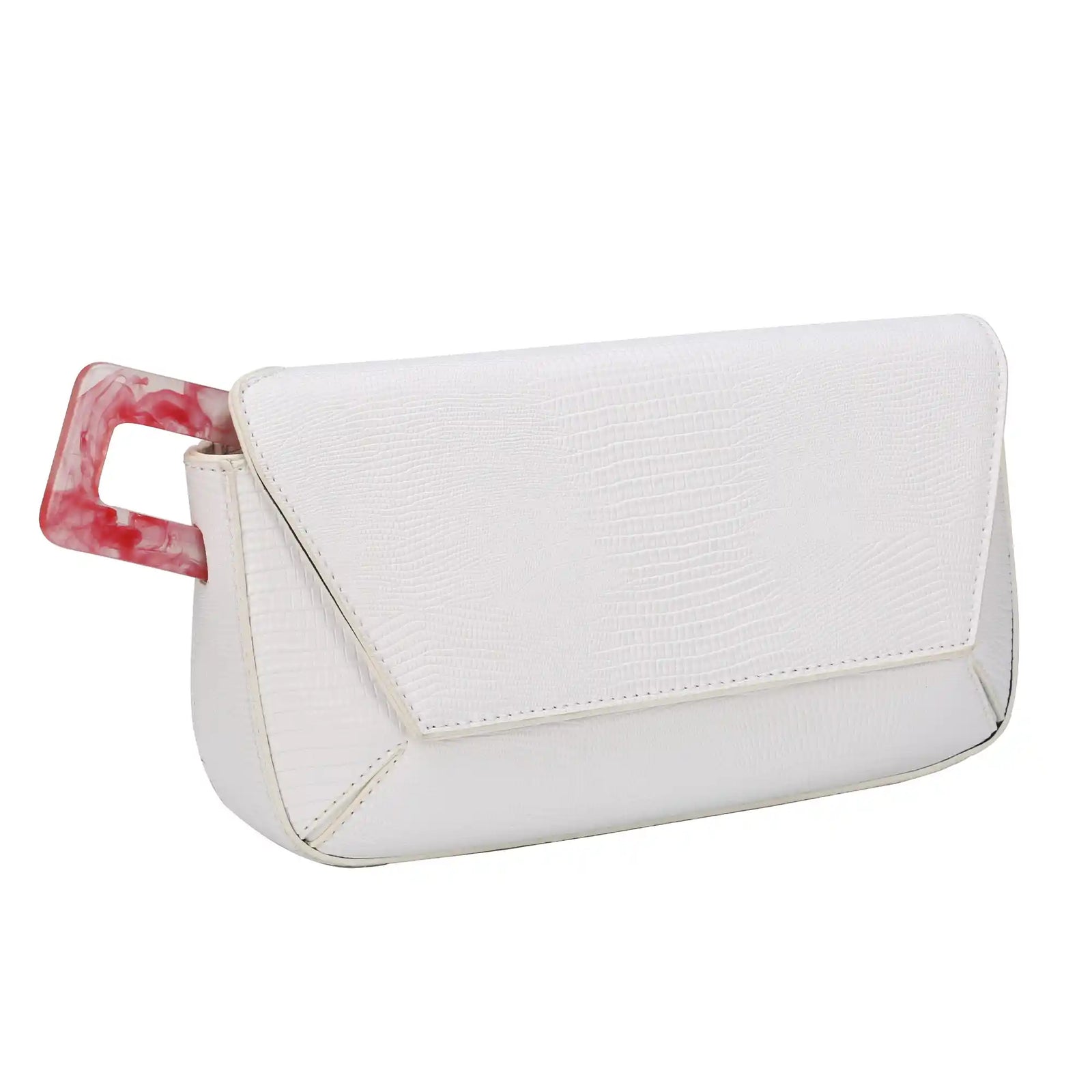 Color Block Patchwork Top Handle Bag – Structured Flap Handbag for Women