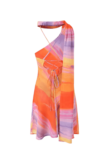 Rosalie Robe Courte en Satin