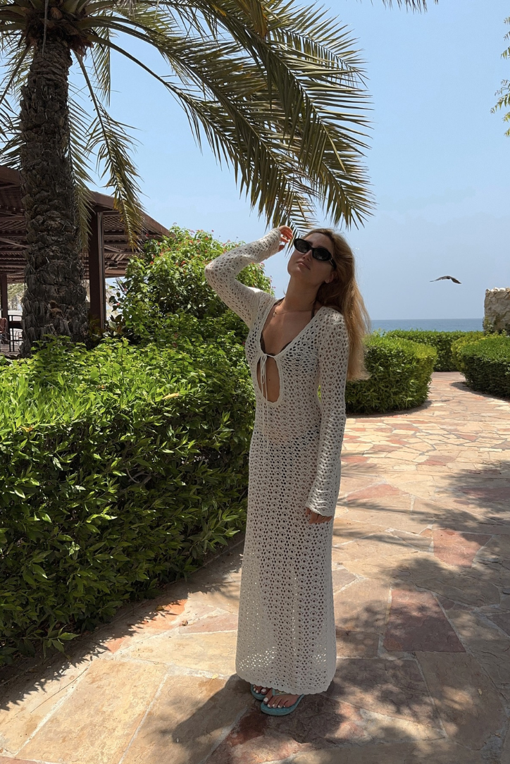 Orianne Robe Longue au Crochet