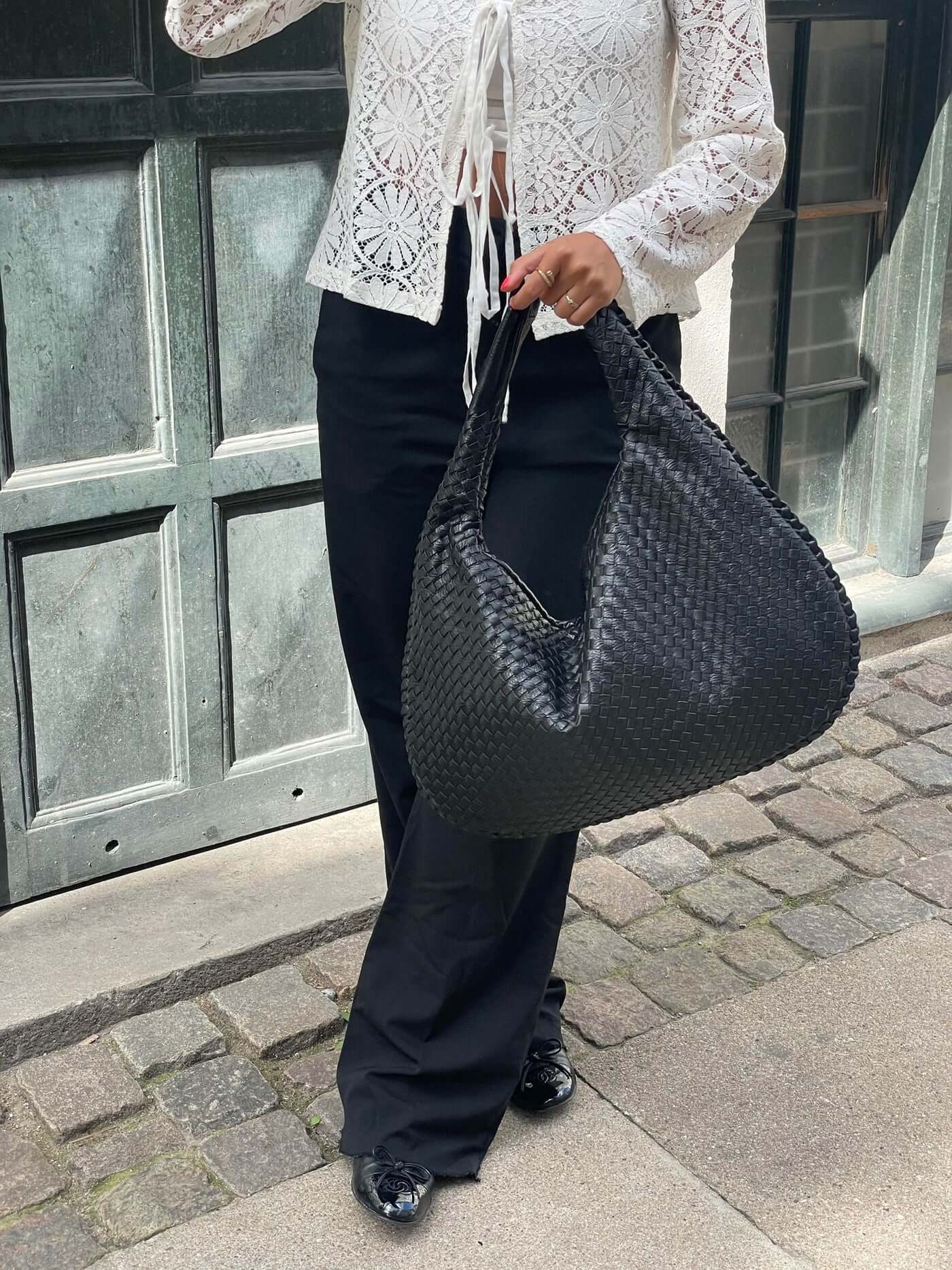 Axelle Sac à Main XL Tressé