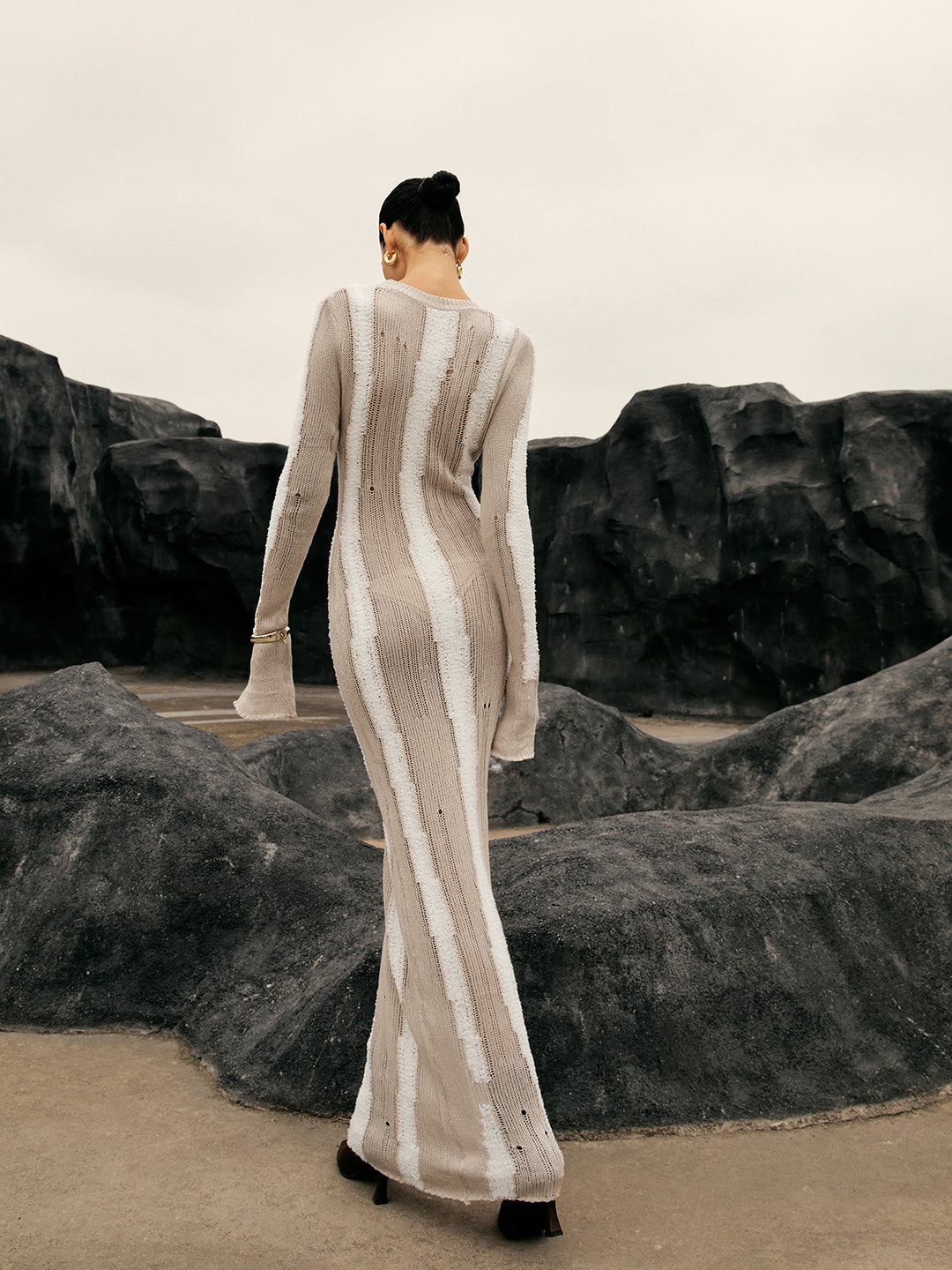 Léonie Robe Longue Maille