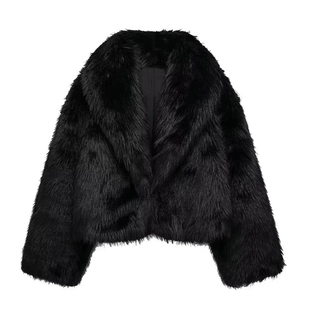 Firmine Veste en Fausse Fourrure