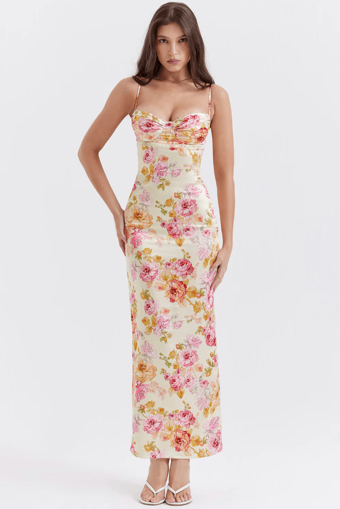 Adèle Robe Longue Fleurie