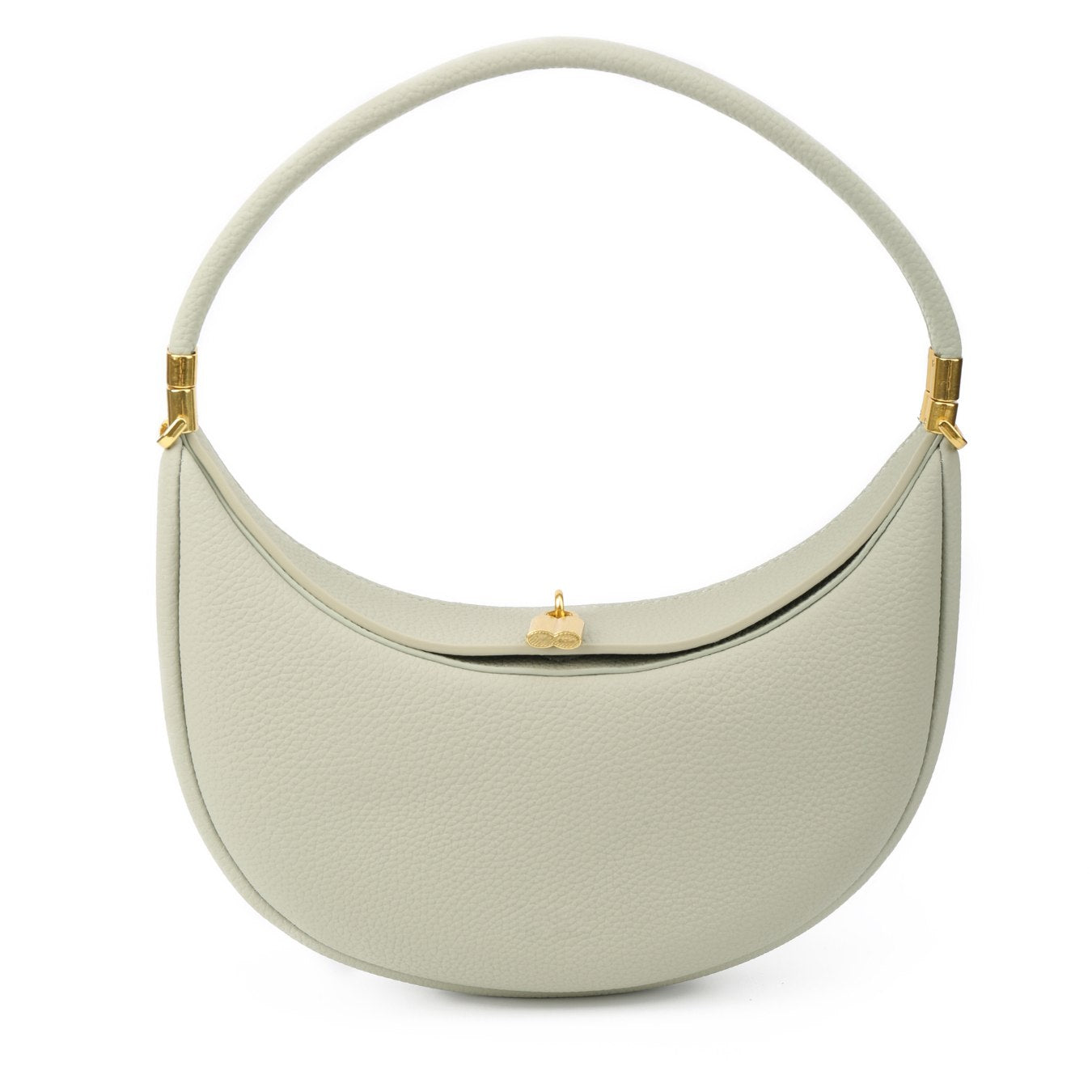 Vegan Leather Crescent Shoulder Bag – Half Moon Crossbody Purse for Women