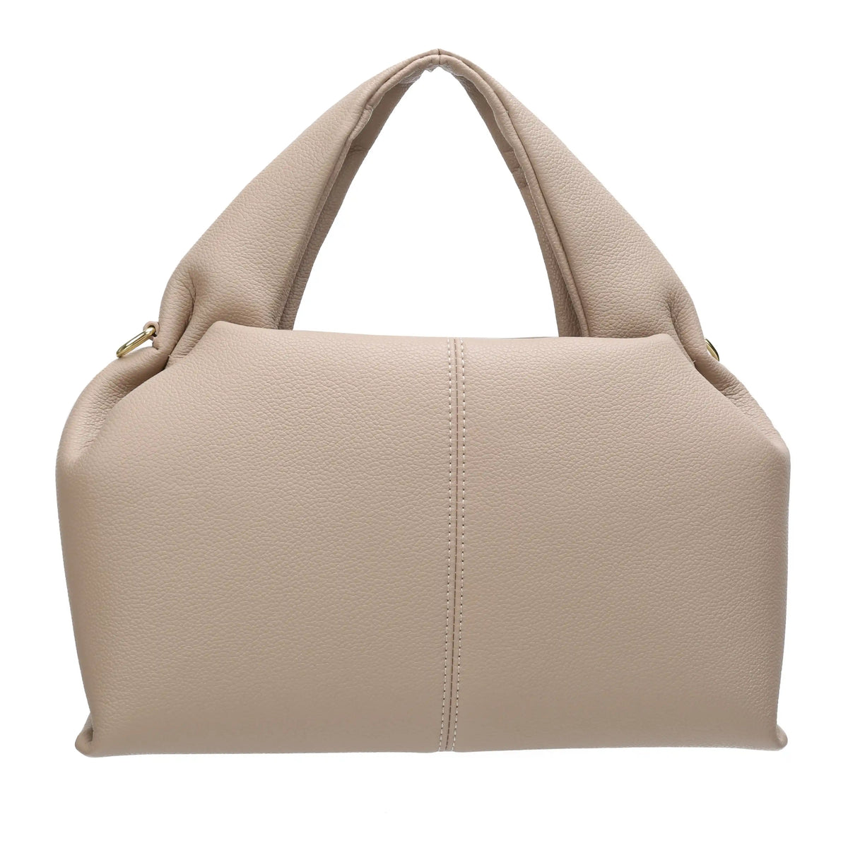 Soft ruched shoulder tote bag in gray – ARLANA Hobo