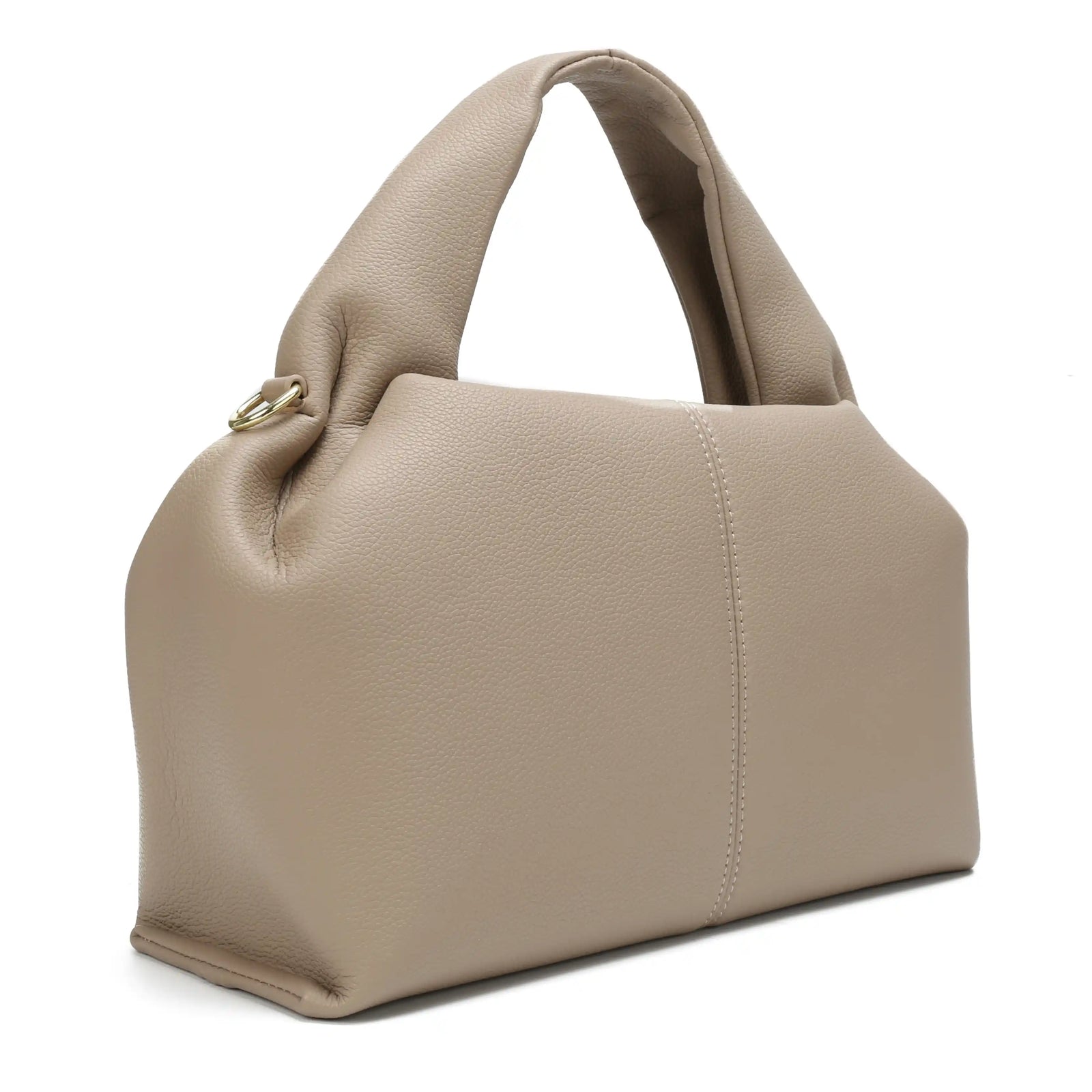 Soft Vegan Leather Ruched Hobo Bag – Large Shoulder Tote for Women