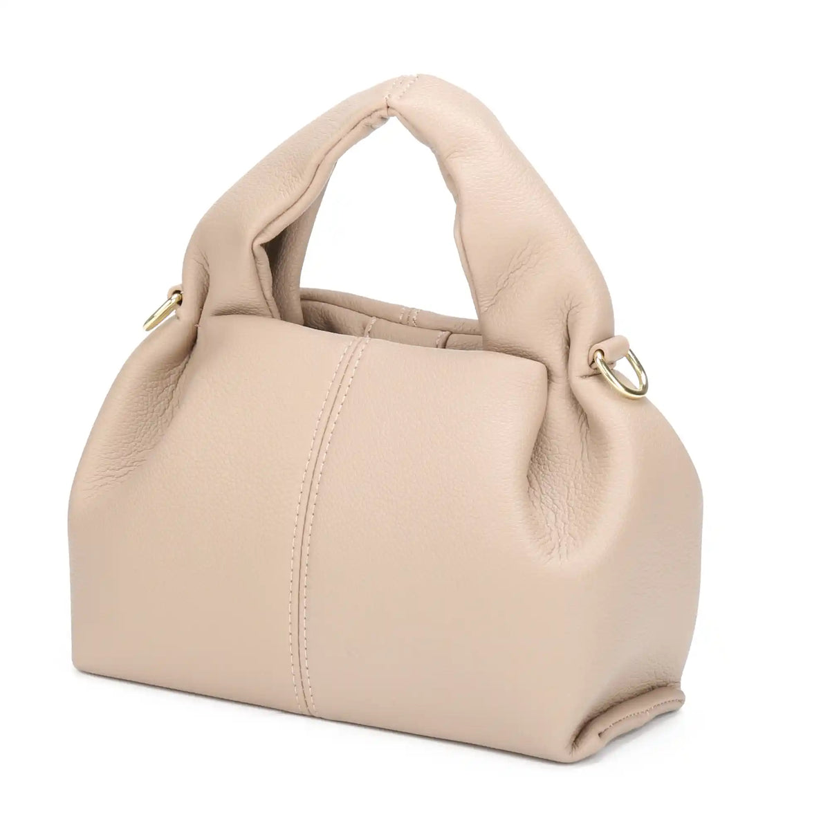 Soft Vegan Leather Ruched Hobo Bag – Large Shoulder Tote for Women