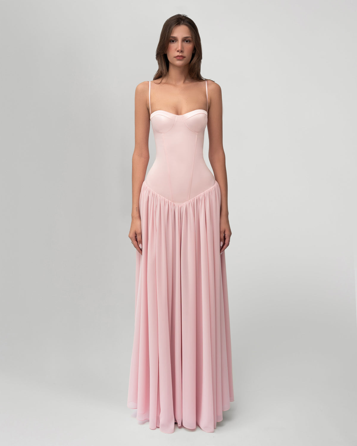 Romane Robe Longue à Lacets