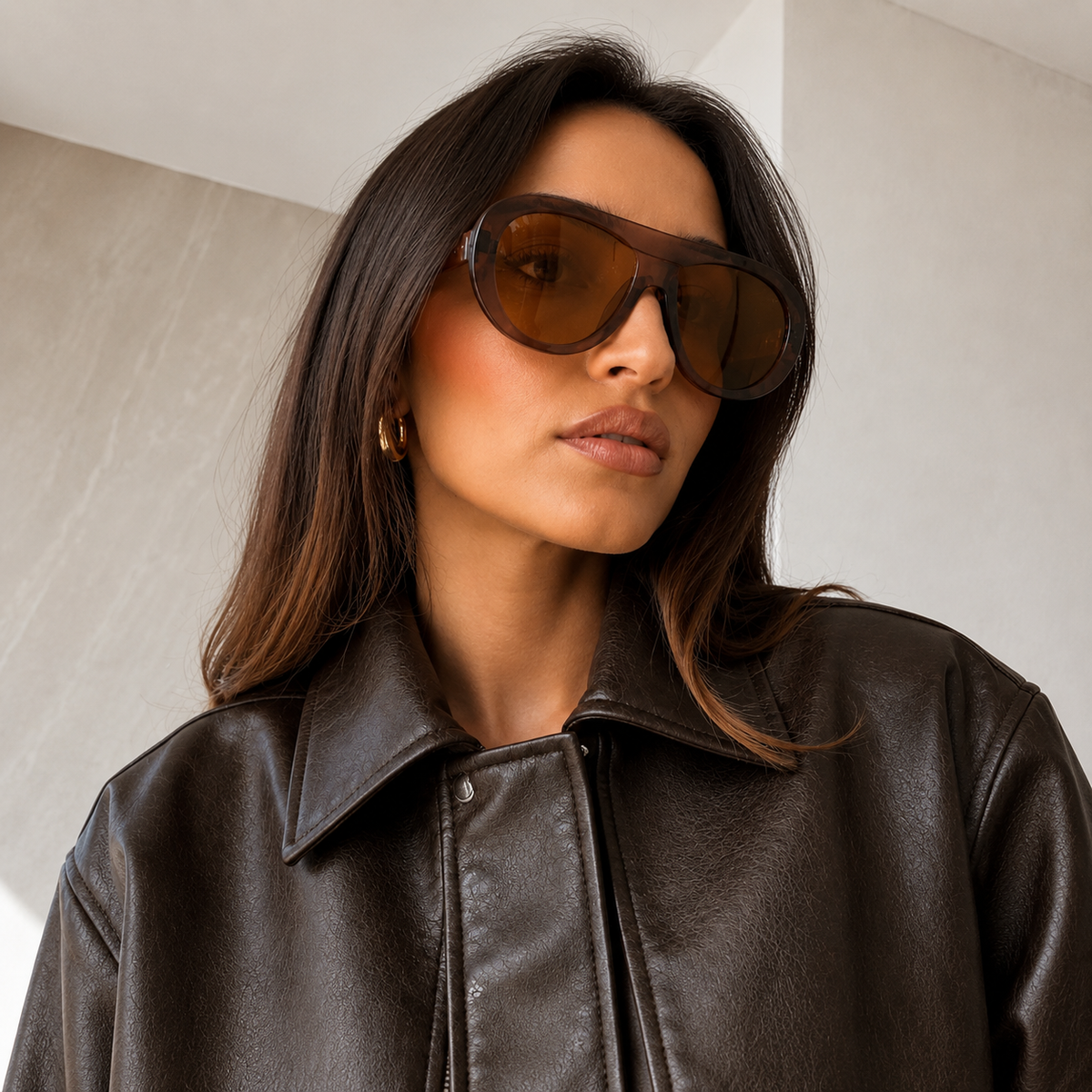 Brune Lunettes de Soleil