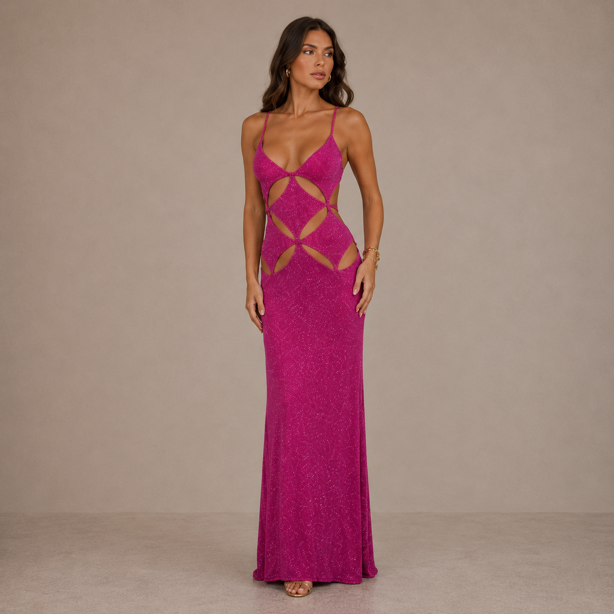Lilou Robe Longue à Sequins