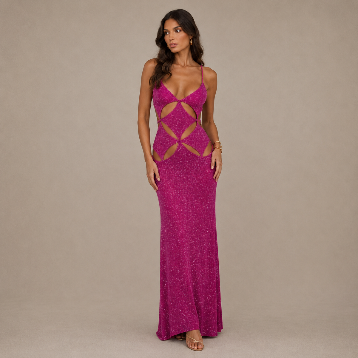 Lilou Robe Longue à Sequins