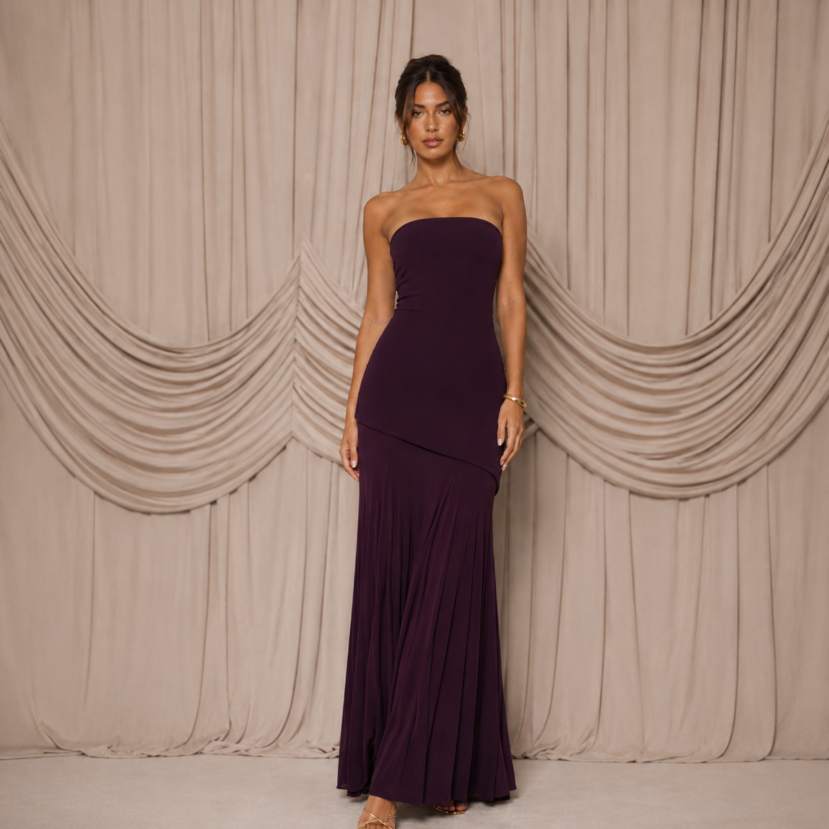 Andréa Robe Longue Bustier