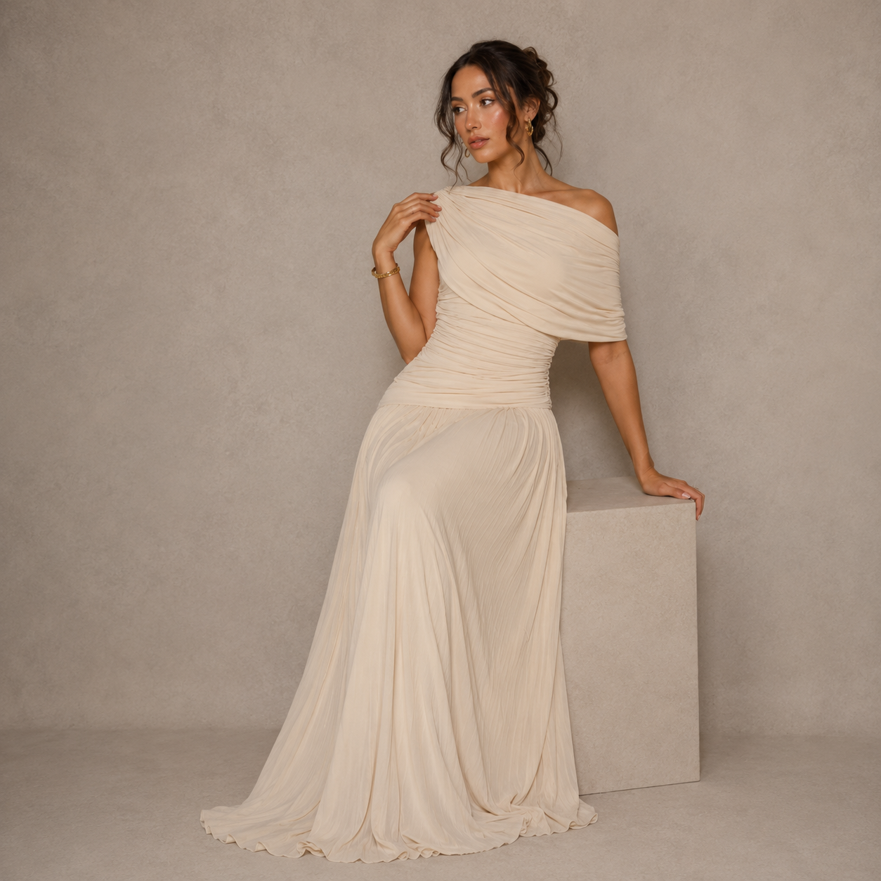 Mélanie Robe Longue Transparente
