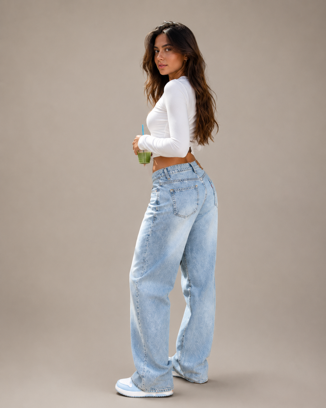Mireille Jean Jambe Large Taille Basse