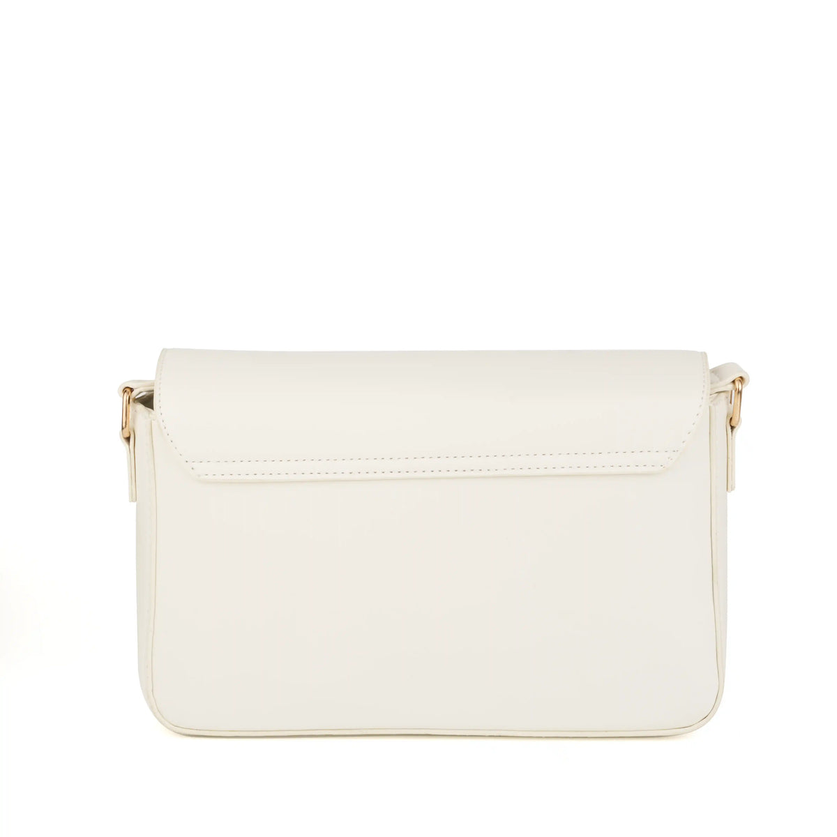 Vegan Leather Flap Shoulder Bag – Turn Lock Crossbody Handbag for Women