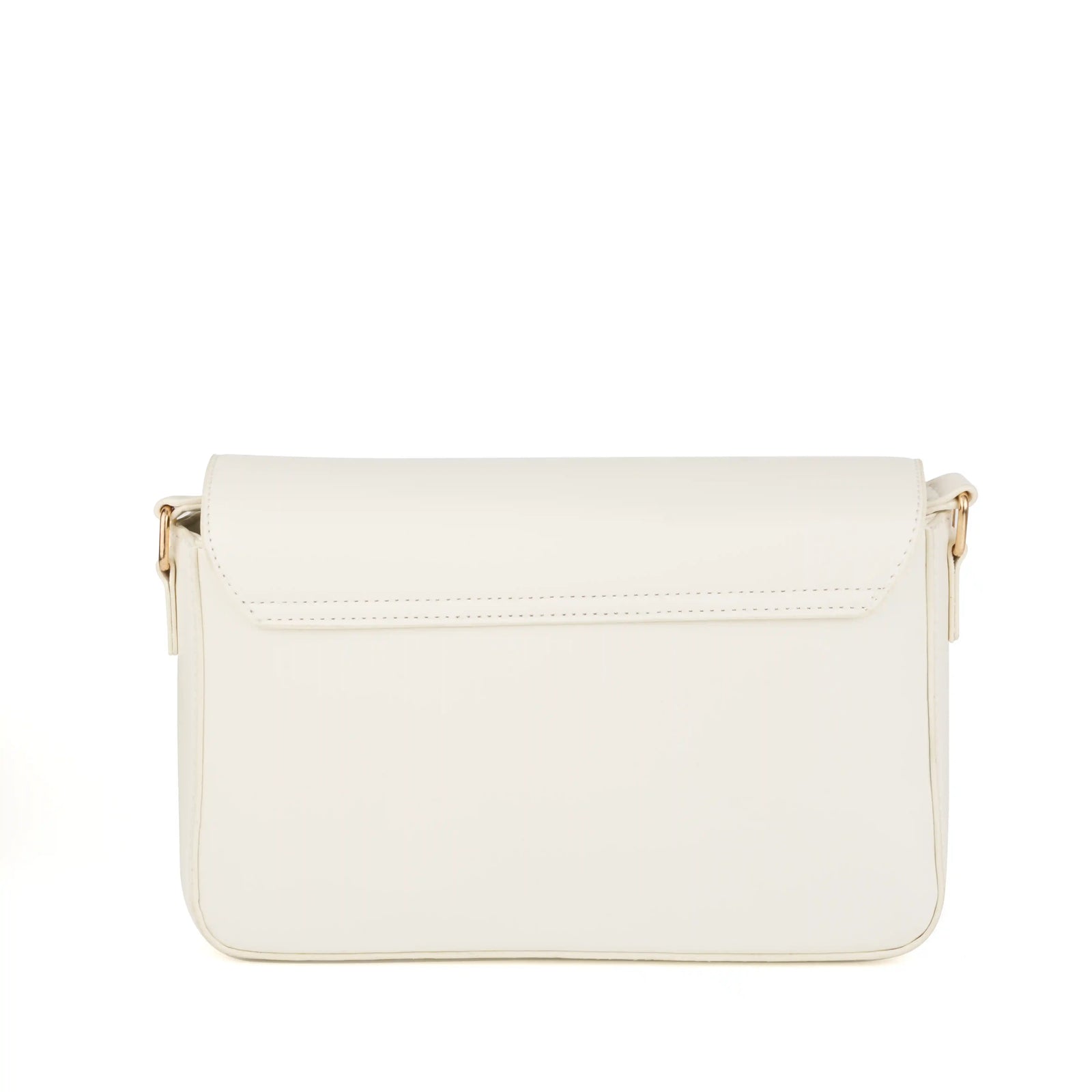 Vegan Leather Flap Shoulder Bag – Turn Lock Crossbody Handbag for Women