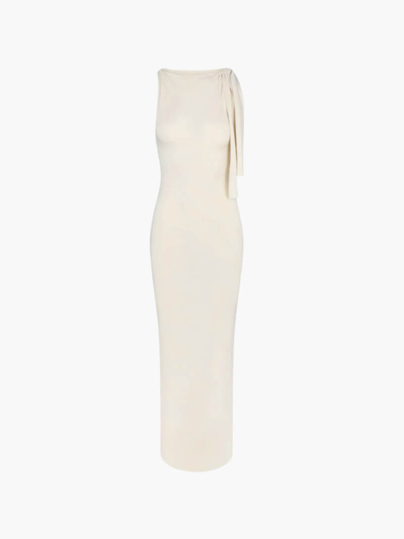 Câline Robe Longue Nouée