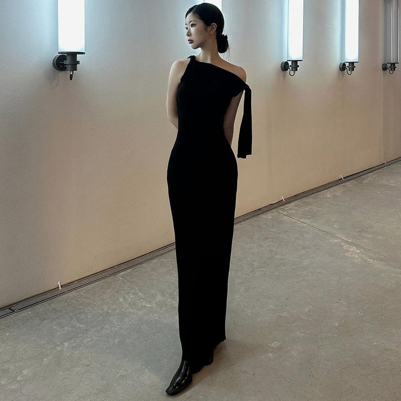 Câline Robe Longue Nouée