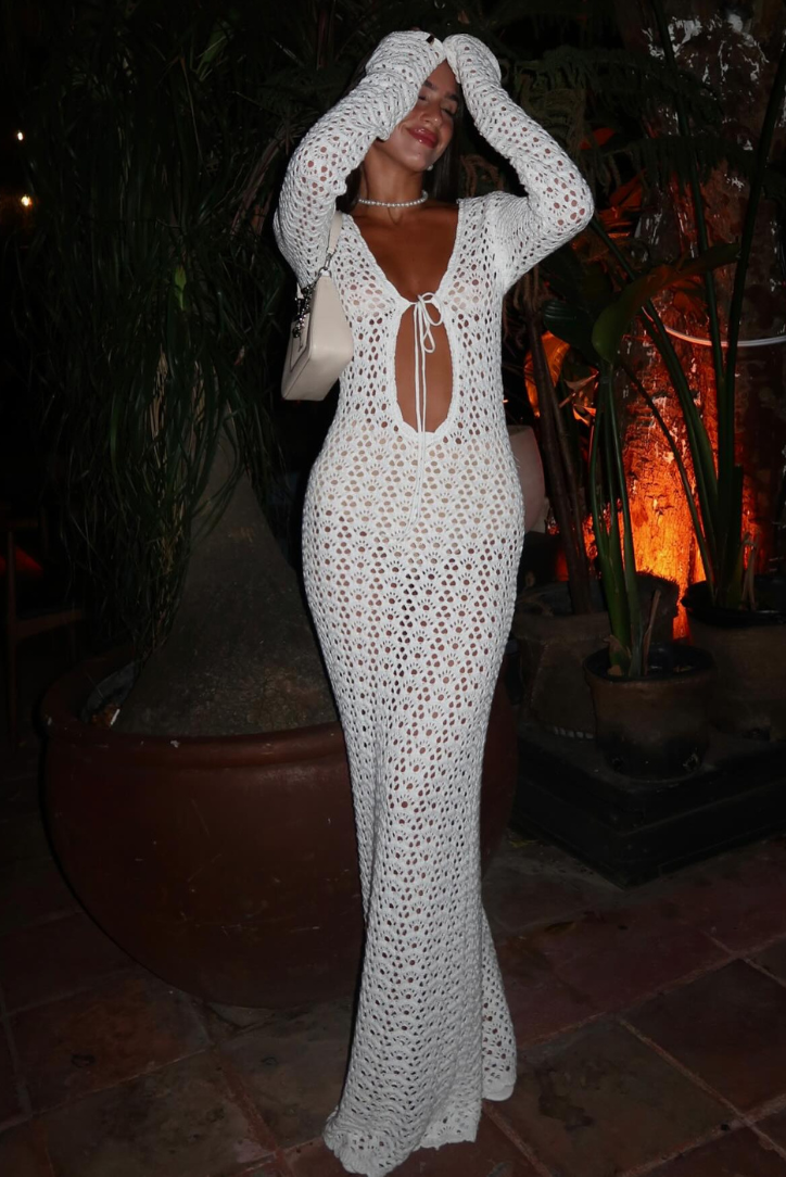 Orianne Robe Longue au Crochet