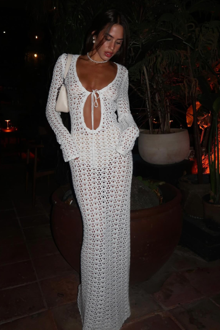 Orianne Robe Longue au Crochet