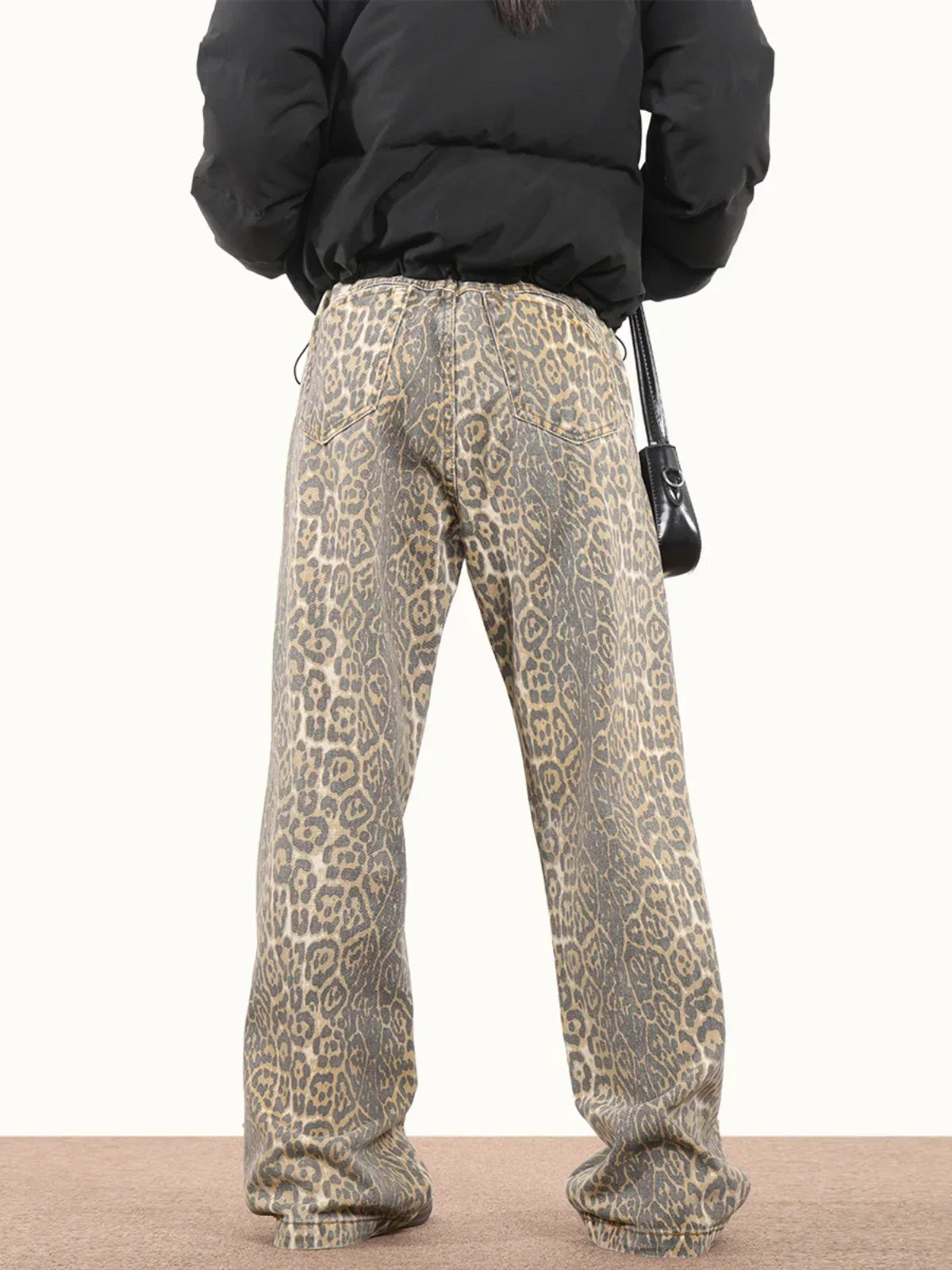 Ève Pantalon Léopard Imprimé