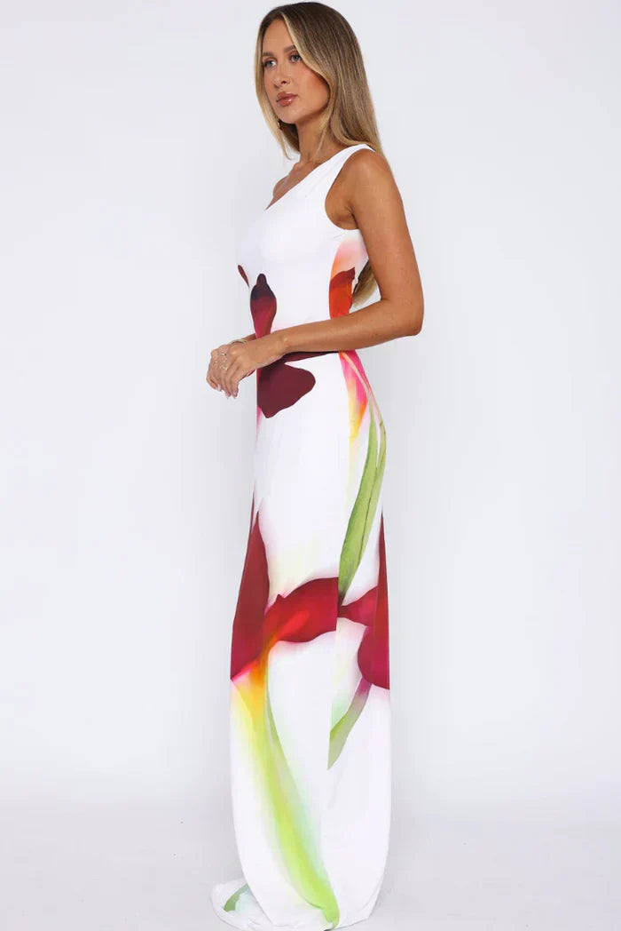 Angélique Robe Longue Fleurie