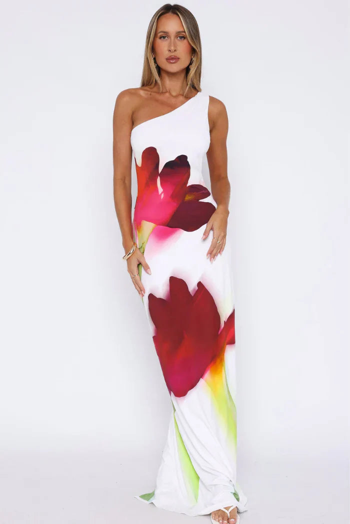 Angélique Robe Longue Fleurie