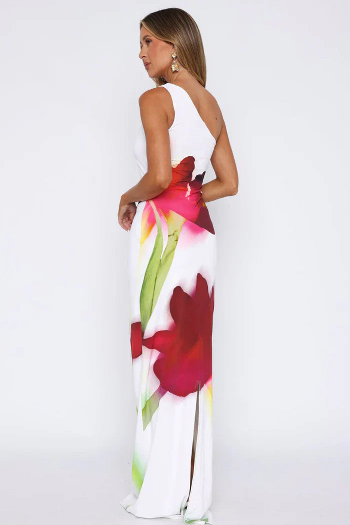 Angélique Robe Longue Fleurie