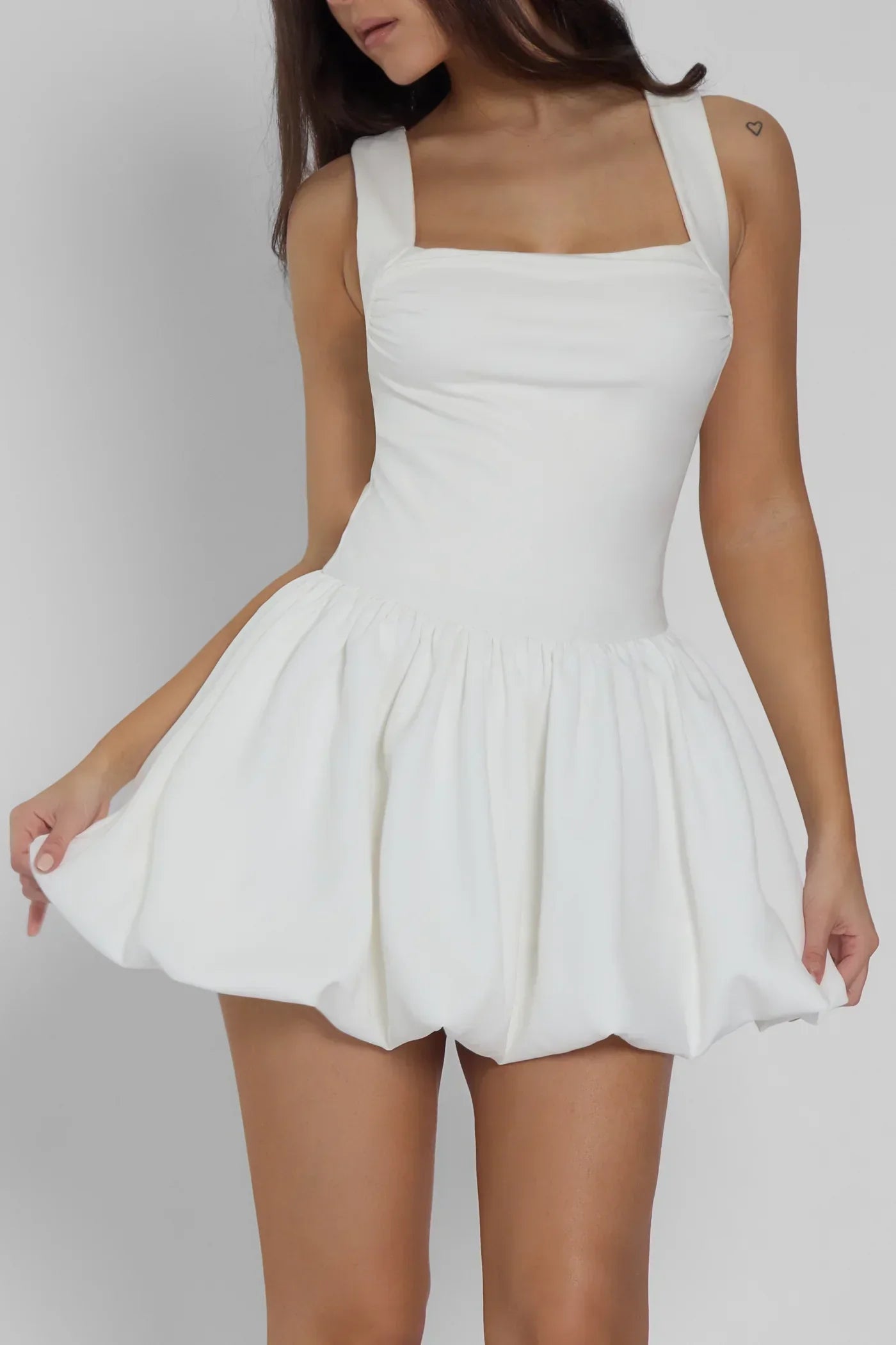 Océane Robe Courte Bulle Maille