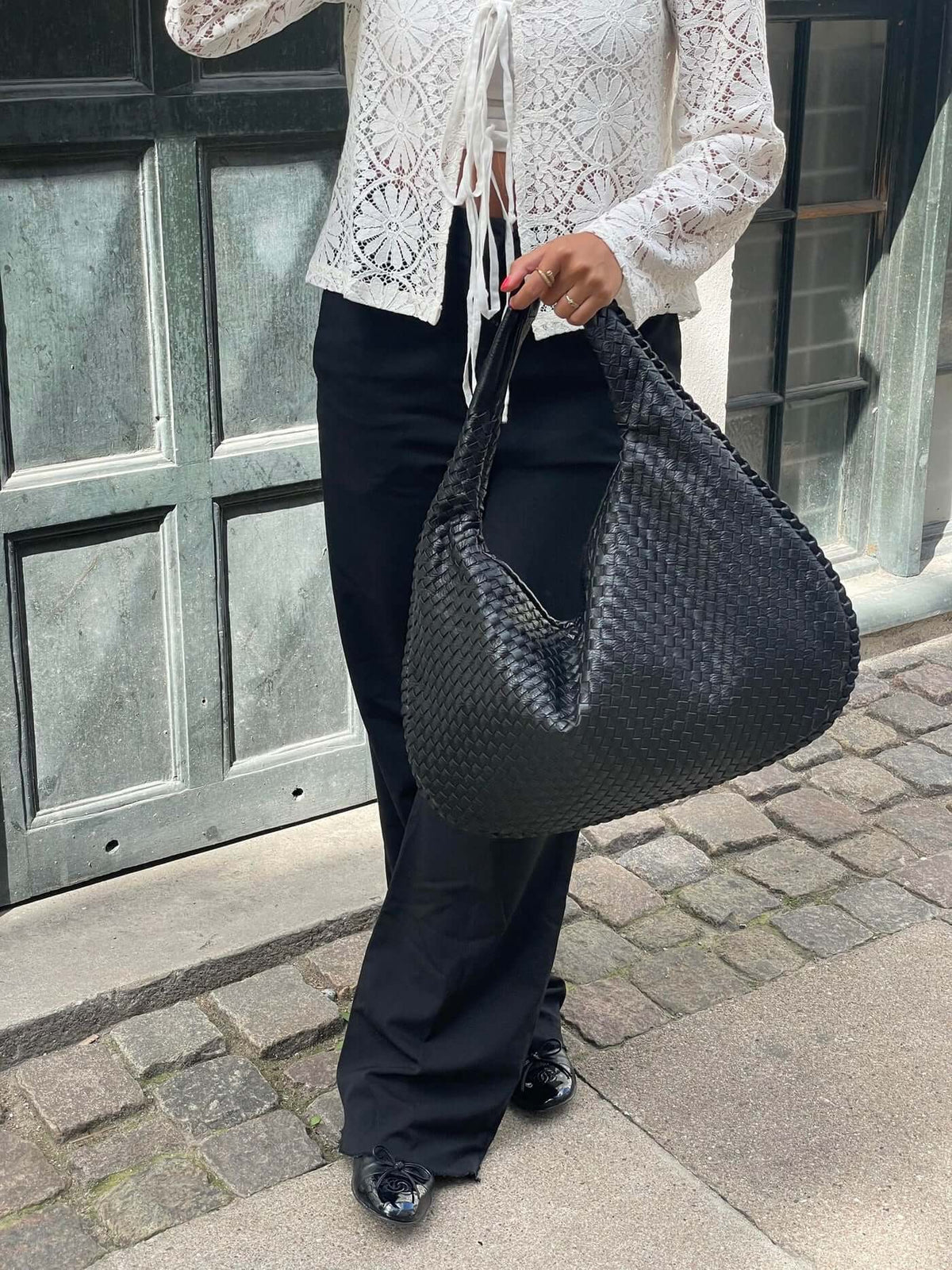 Axelle Sac à Main XL Tressé