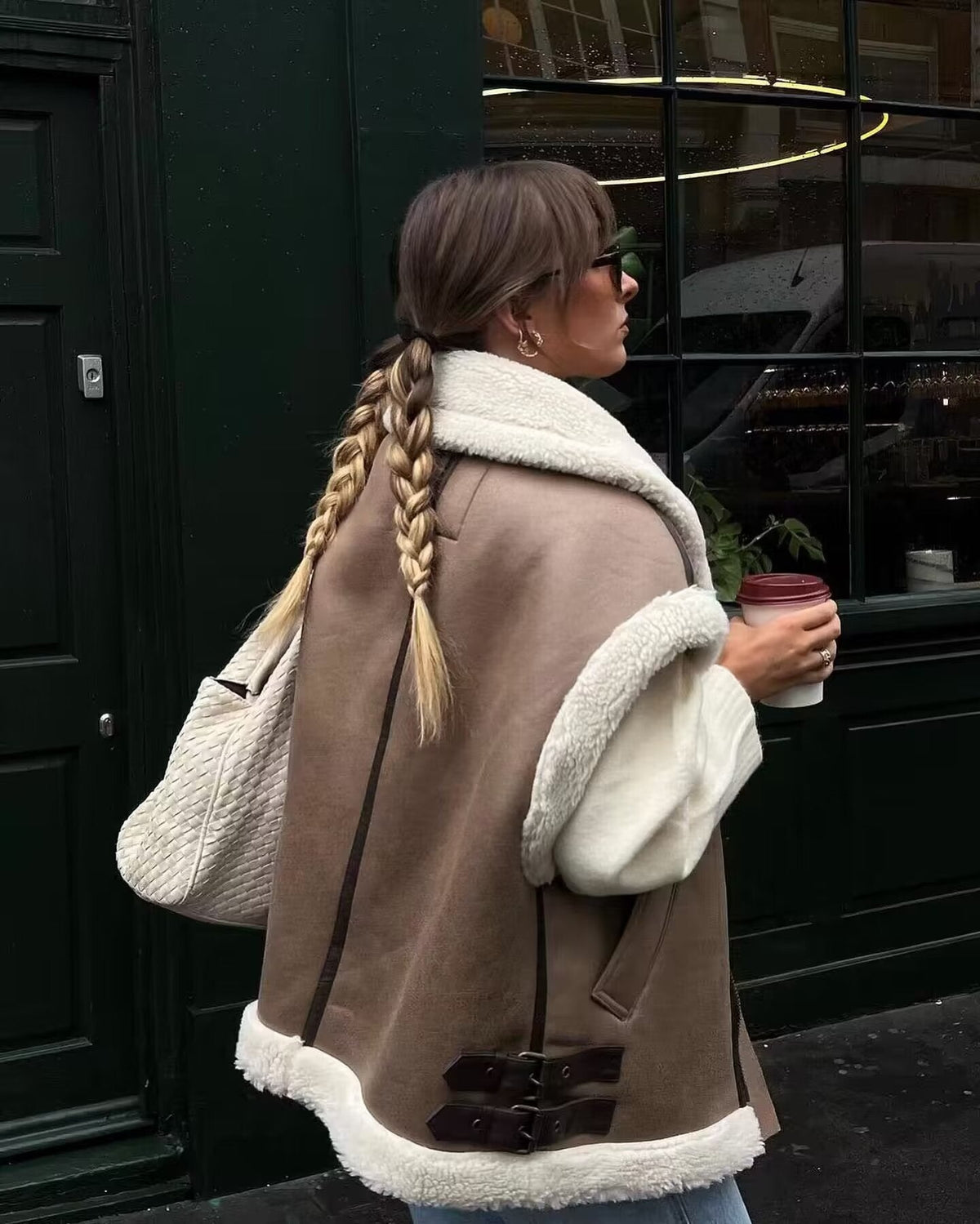 Sylvie Veste en Peau Lainée