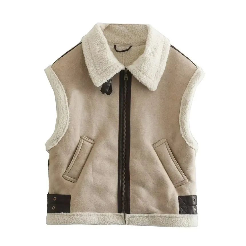 Sylvie Veste en Peau Lainée