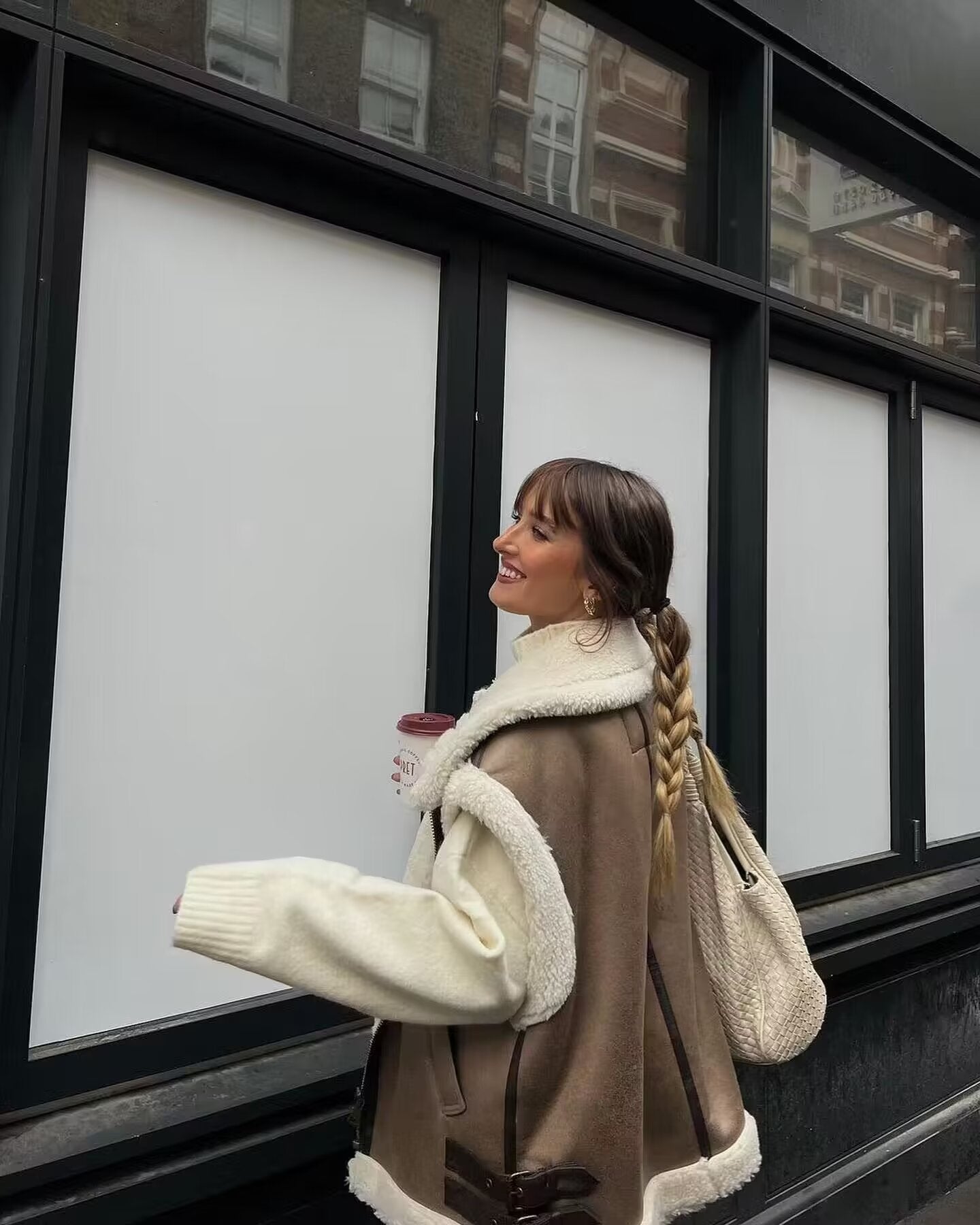 Sylvie Veste en Peau Lainée