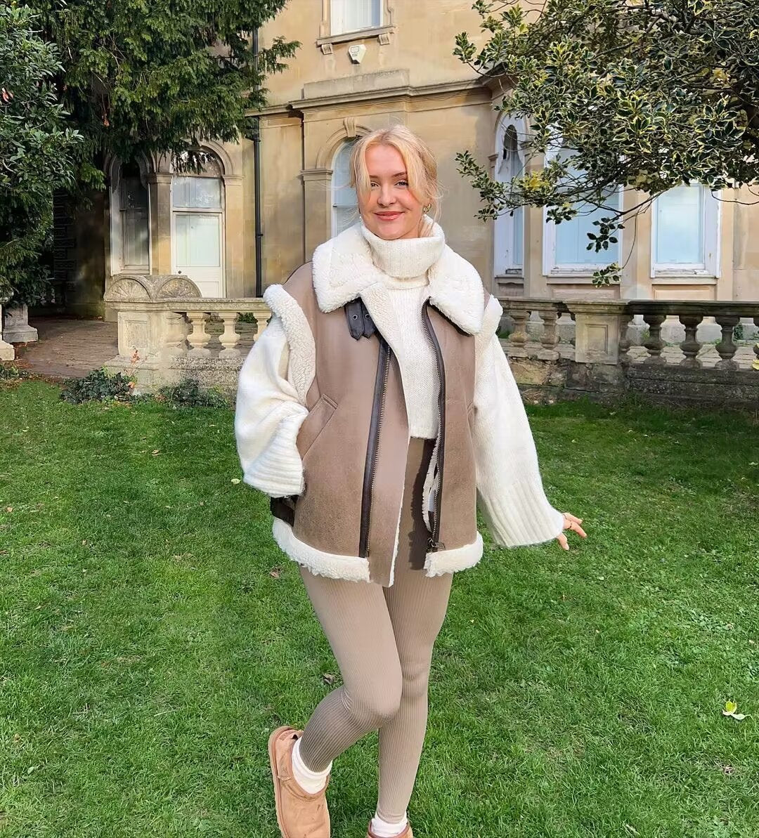Sylvie Veste en Peau Lainée