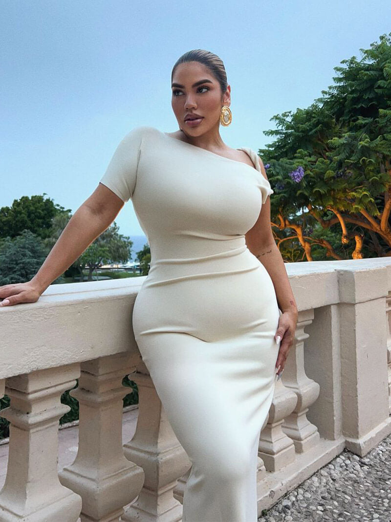 Sixtine Robe Longue Torsadée