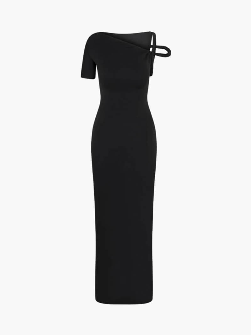 Sixtine Robe Longue Torsadée
