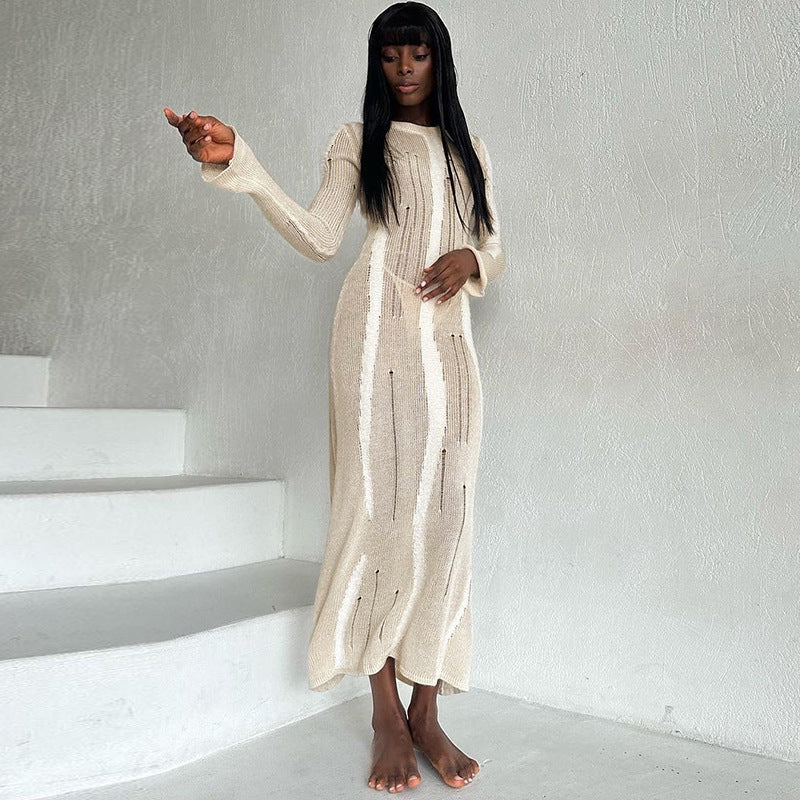 Léonie Robe Longue Maille