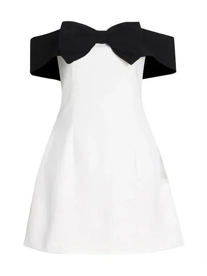 Cécile Robe Courte Nœud