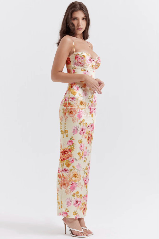 Adèle Robe Longue Fleurie