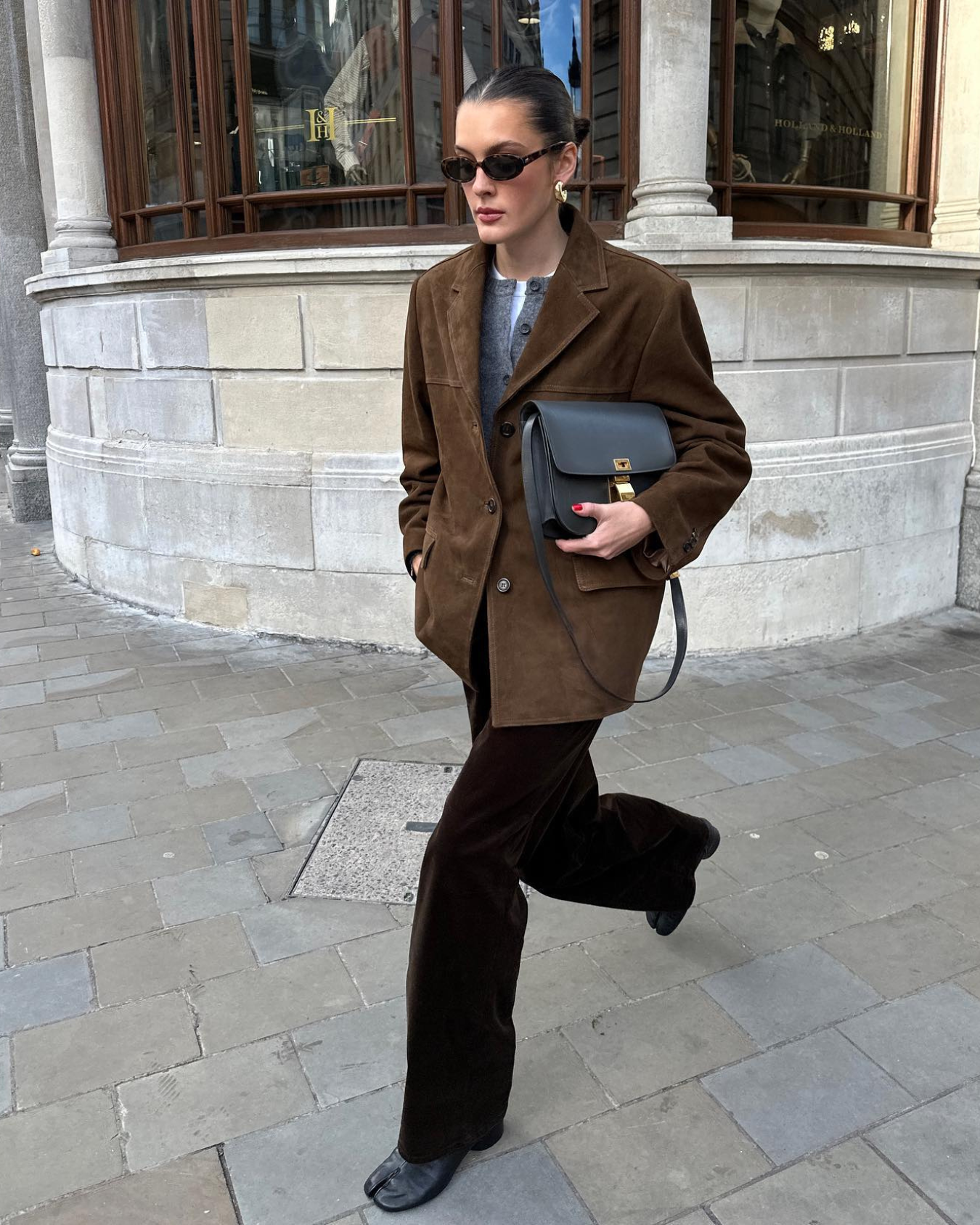 Fanny Veste en Daim Blazer