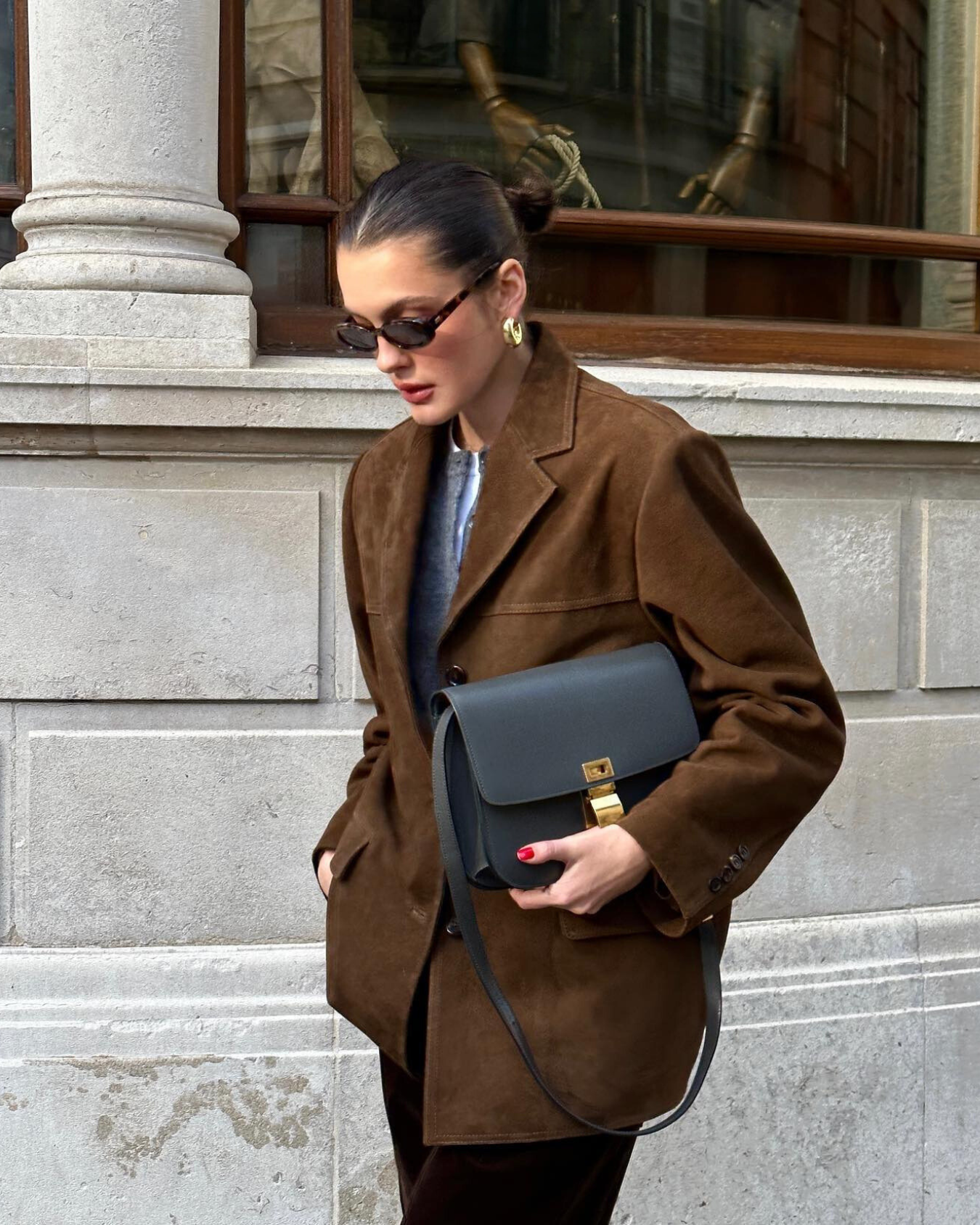 Fanny Veste en Daim Blazer