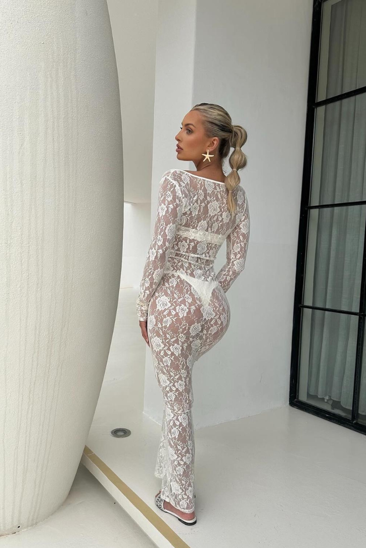 Anouk Robe Longue en Dentelle