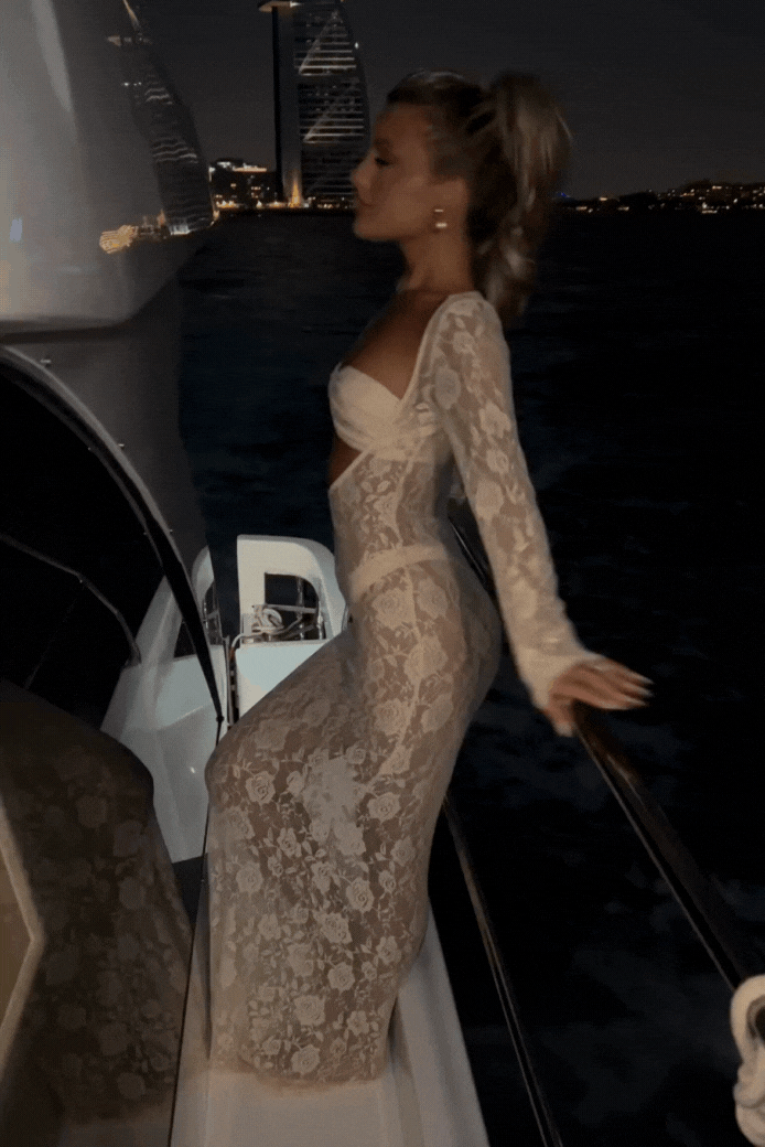 Anouk Robe Longue en Dentelle