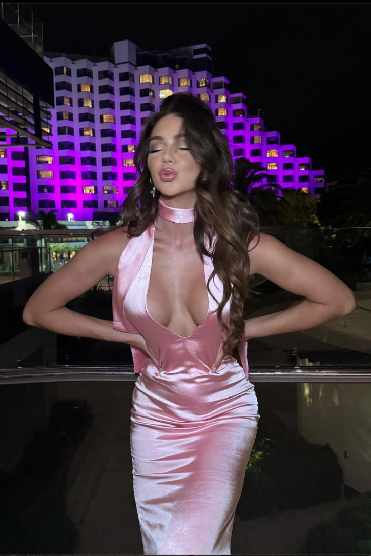 Margaux Robe Longue en Satin