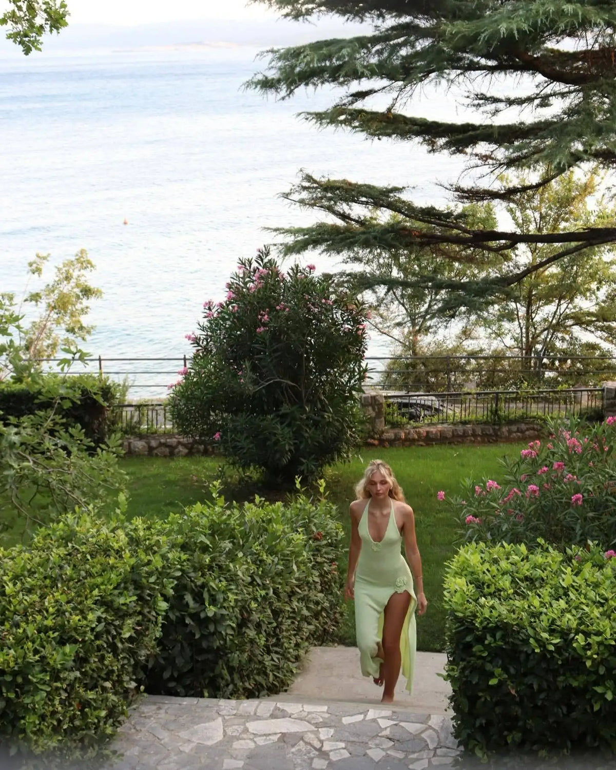 Manon Robe Longue Rose