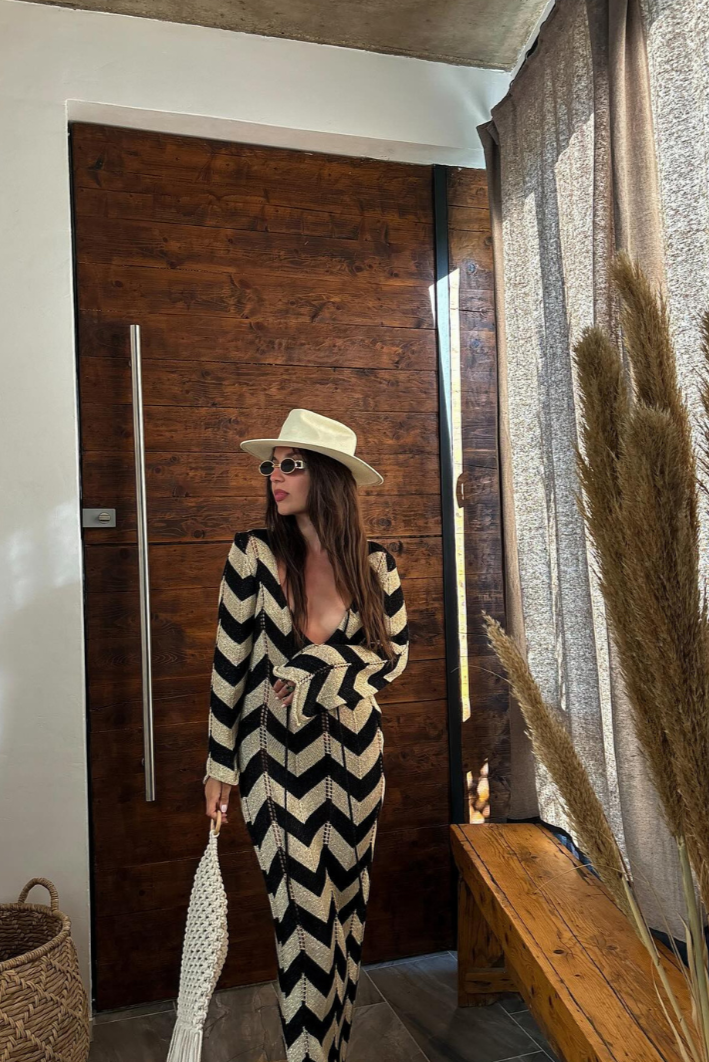 Victoire Robe Longue Maille