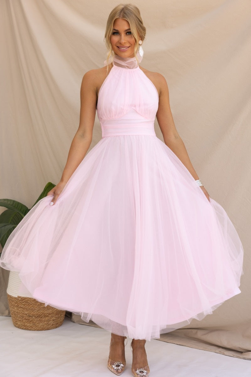 Firmine Robe Mi-Longue en Tulle