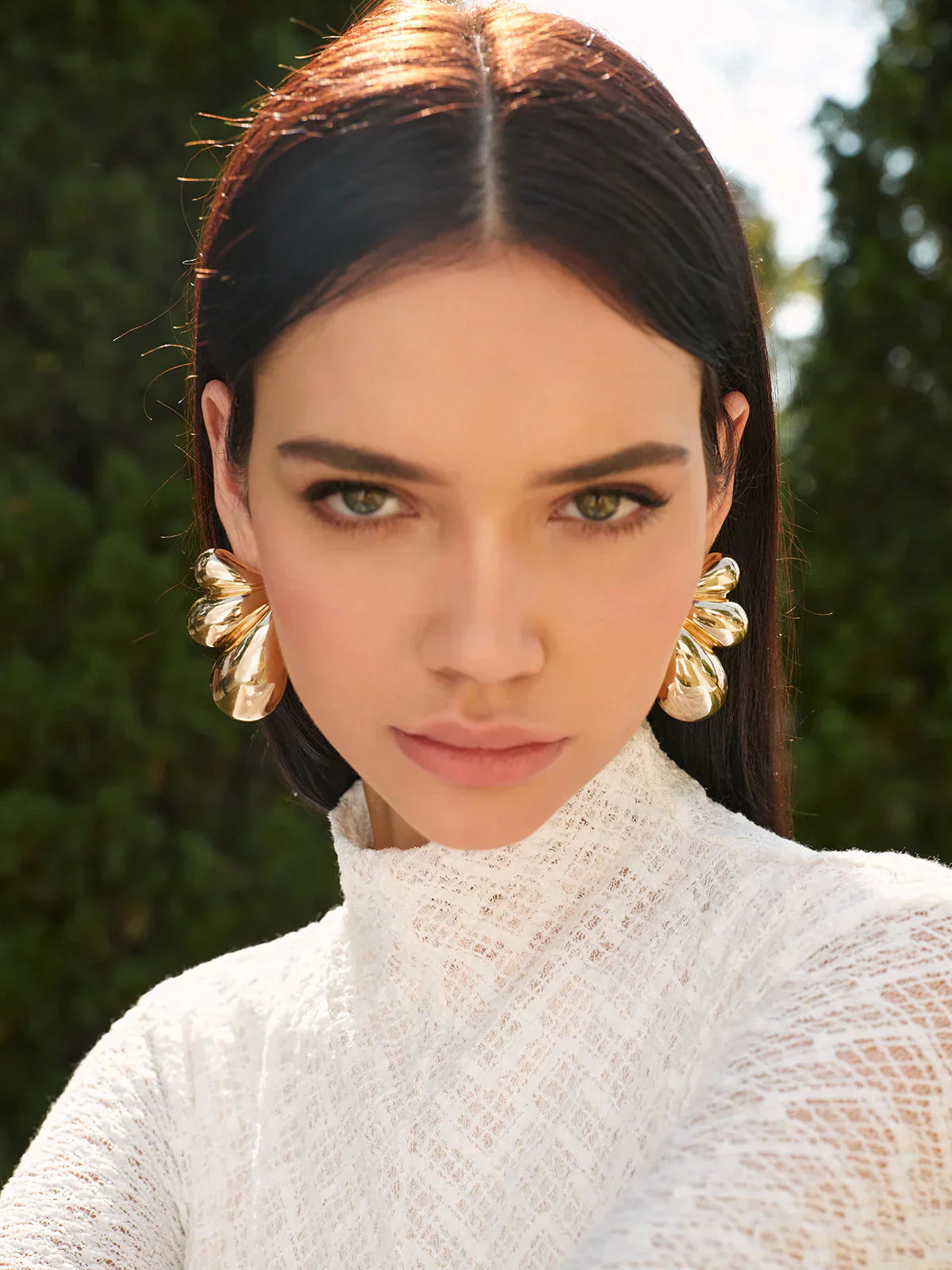 Solène Boucles d'Oreilles Ailes de Papillon Puces