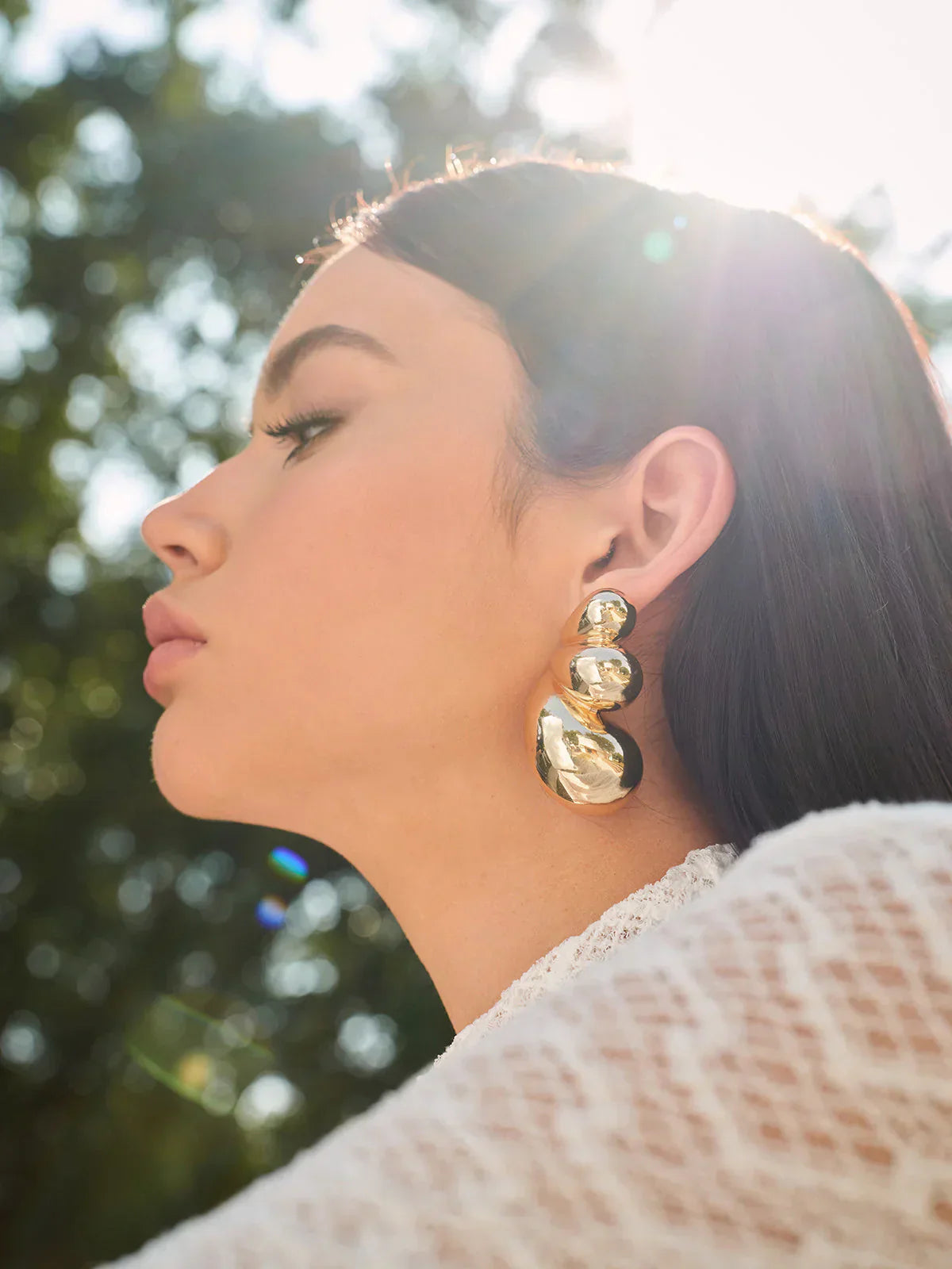 Solène Boucles d'Oreilles Ailes de Papillon Puces