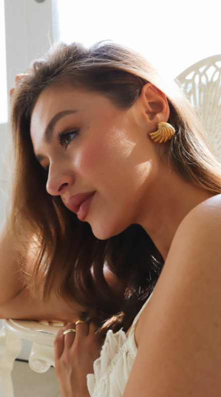 Célia Boucles d'Oreilles Coquillage